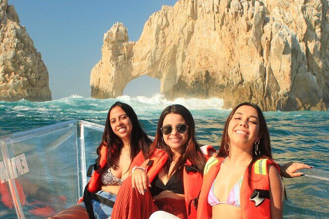 1 hour Private Navigation in Transparent Boat Arco de Los Cabos - The Guide Experience and the Photo Reality Check