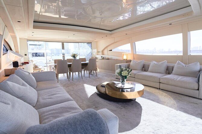 108 ft Neoprene Overmarine Yacht - Captain Luis, Chef Perry, and the Crew That Keeps Everything Running Smooth