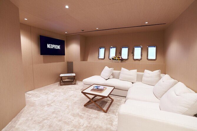 108 ft Neoprene Overmarine Yacht - Open Bar Plus a Personal Bartender: Drinks Without the Waiting Game