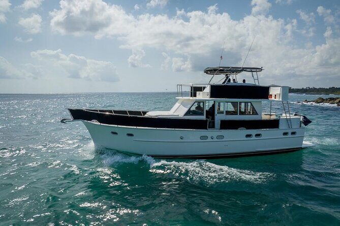 2 Hour Sunset-53' Hatteras Tulum, Playa Del Carmen, Riviera Maya - Your Drink Plan: Non-Stop Open Bar From Rum Punch to Sunset