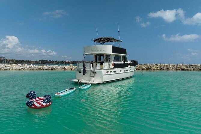 2 Hour Sunset-53' Hatteras Tulum, Playa Del Carmen, Riviera Maya - Meeting at H2OH Sun Cruises: How the Timing Works
