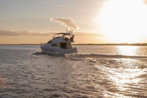2 Hour Sunset- 60' Neptunus Tulum, Playa del Carmen, Riviera Maya - Onboard the boat: what “2 hours” feels like