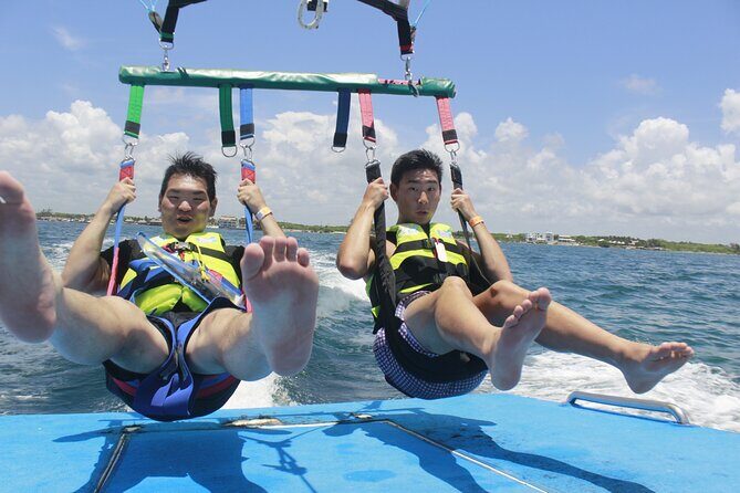2 in 1 Parasailing and Jet Sky Tour in Cancun - The jet ski ride: your pace in the lagoon