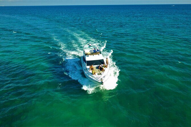 3 Hour Xpu-Ha - 47' Azimut, Tulum, Playa del Carmen, Riviera Maya - Meeting H2OH Sun Cruises: Where Your Day Actually Begins