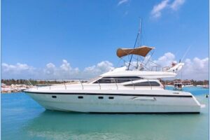 3 Hour Xpu-Ha - 47' Azimut, Tulum, Playa del Carmen, Riviera Maya - Cruise to Xpu-Ha: Caribbean Water Time and the Wind Factor