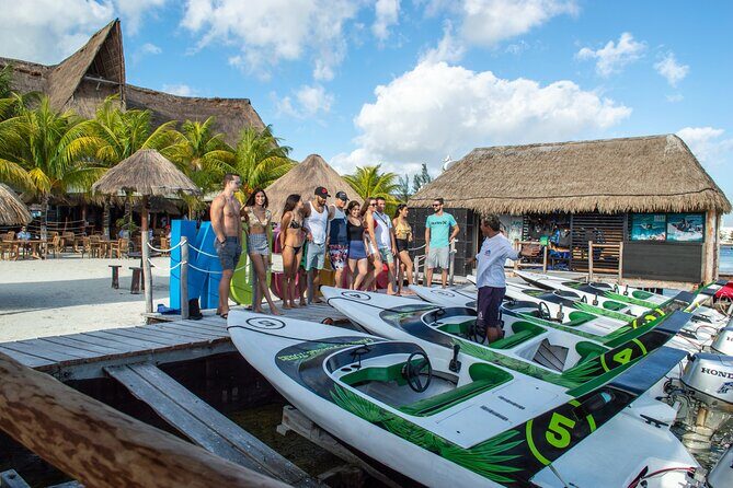 3 in 1 Jungle Speedboat and Snorkeling in Cancun - Stop 2: Mayan Reef (El Meco) snorkeling with full support