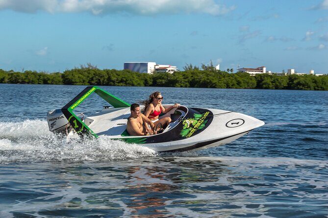 3 in 1 Jungle Speedboat and Snorkeling in Cancun - Bay speedboat time: views on the north coast and a real hands-on ride