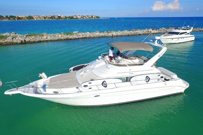 4 Hour - 51' Sea Ray, Tulum, Playa del Carmen, Riviera Maya - Entering the Inha Reef experience from Playa del Carmen