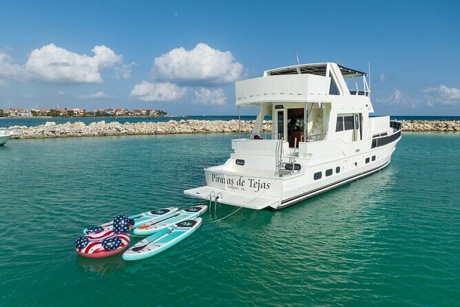 4 Hour - 72' Bruce Roberts, Tulum, Playa del Carmen, Riviera Maya - Price and Value: $2,299 Per Group (Up to 15) Makes Splitting Matter