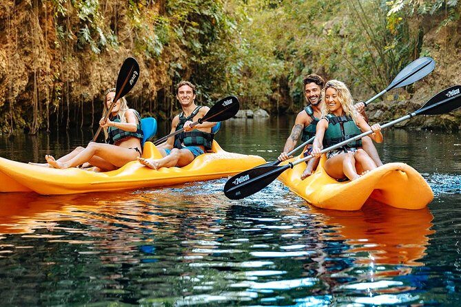 4-in-1 Cenote Tour Guided Experience with Breakfast, Lunch & Wine - Iik’ (Wind) Cenote: Zip Lines and the 7-Meter Cliff Jump Option