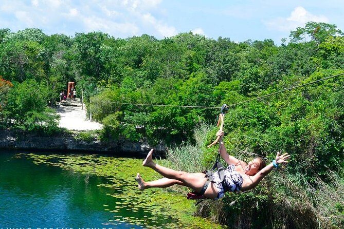 4 Private Cenotes, Zip-Lines, Canoes & Mayan Village with Delicious Lunch - Pickup across Riviera Maya: less hassle, more time in Tankah