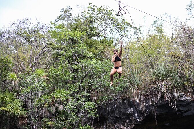 4 Private Cenotes, Zip-Lines, Canoes & Mayan Village with Delicious Lunch - Canoes at your pace: calm water after the adrenaline