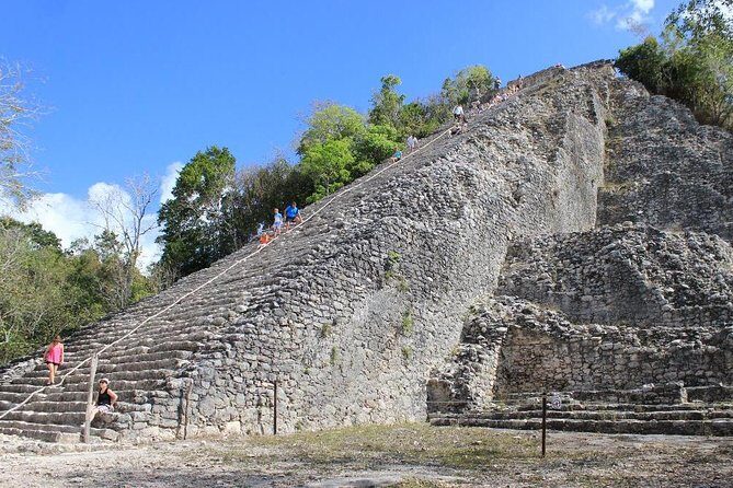 4X1 VIP Tulum, Coba, Cenote and Playa del Carmen Tour - Coba ruins in about 1 hour: good for a taste, not for experts