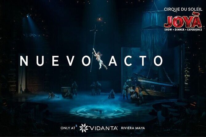 5+ Groups: Hotel Pick up + Cirque du Soleil JOYÀ Tickets - Price and what your $120.28 really buys (and when it’s better value)