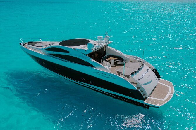 82 Feet Mega Yacht Rental up to 15pax in Cancun - A Private Cancun Yacht Rental That Actually Feels Private