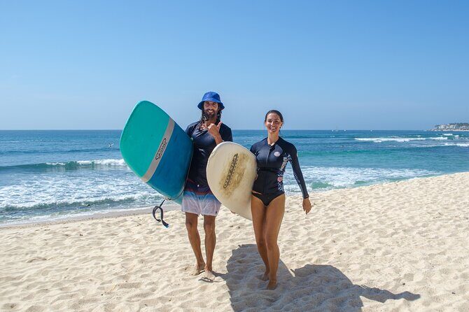 90 Min Surf Lesson / Great for Beginners - Playa Pescadito surf lessons: why this spot works for first-timers