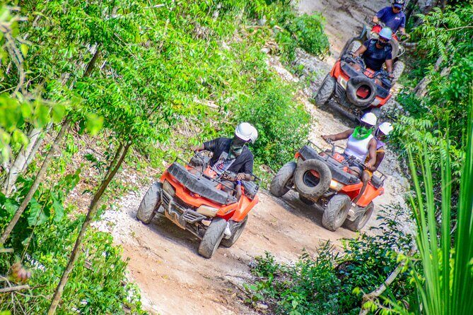 Action-packed Cancun ATV tour, Ziplines, Cenote, Lunch and More - Lunch/snacks and drinks: included fuel, not a feast
