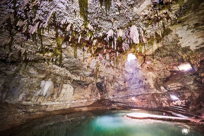 All-inclusive Cenotes tour - Hacienda Chukum: the 40-meter scale and the long lunch-and-relax finish