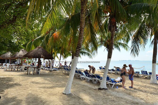 All-Inclusive Isla Mujeres Catamaran with Free Transportation - Isla Mujeres lunch at Zaza or Ice Bar, plus the Blanquizal swim sandbar