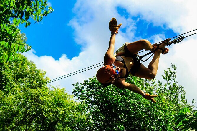 Amazing ATV Tour, Ziplines and Cenote Swim with Lunch and round trip included - Riviera Maya Jungle Playbook: ATV, Zipline, Cenote in One Package