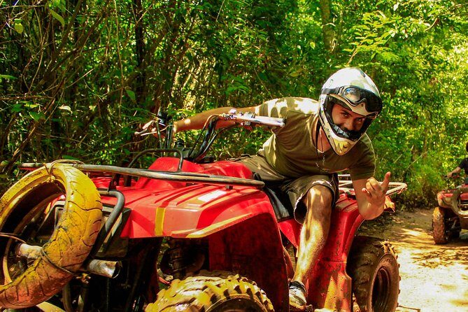 ATV Adventure, Interactive Bridges, Ziplines, Cenote and Lunch - Ziplining and Interactive Bridges: Canopy Views Without the Beach Downtime