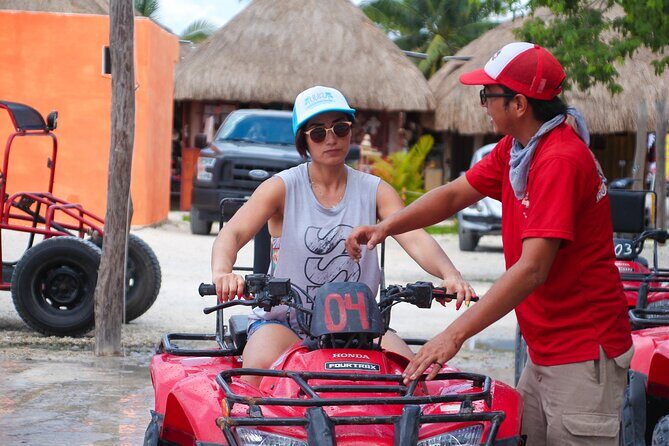 ATV and Clear Boat Ride Full Experience in Cozumel - Playa Uvas beach club: lunch, loungers, and pool time