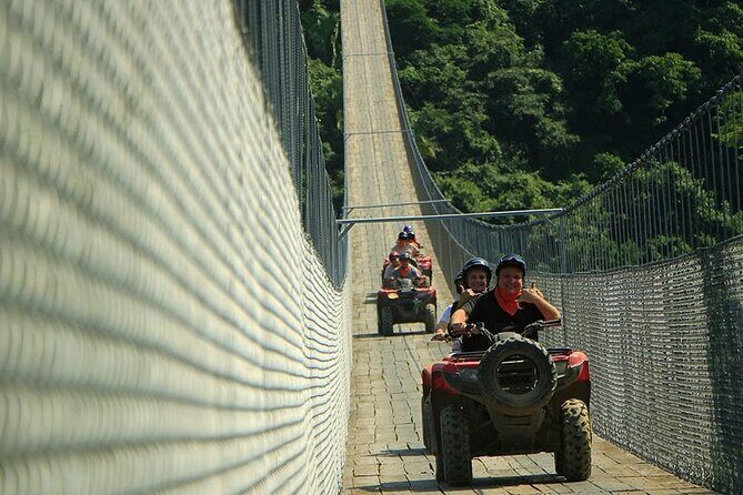 ATV and RZR Jorullo Bridge Experience in Puerto Vallarta - El Salto waterfall: quick swim time that still feels worth it