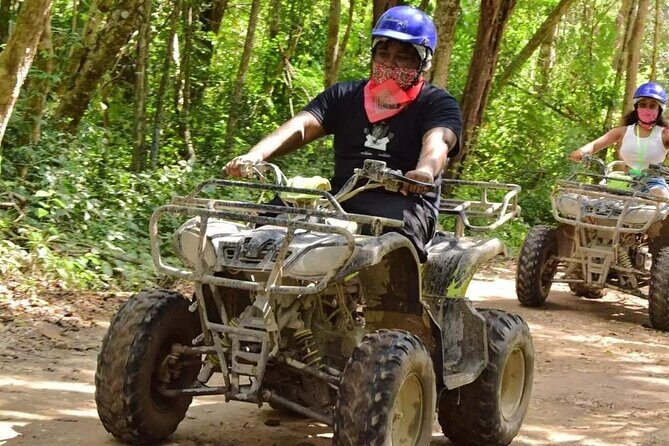 ATV Cenote and Zipline Sacred Jungle Expedition - Rain, heat, and the right gear