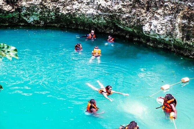 ATV Circuit in Cancun, Horseback Riding, Zip Lines, Cenote, lunch - Cenote Swim: Two Zip Lines, a Jump Platform, and One Big Reality Check