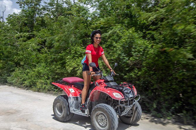ATV Mud Kicking and Snorkeling by Boat in Cozumel - El Cedral: the colorful inland stop that breaks up the adrenaline