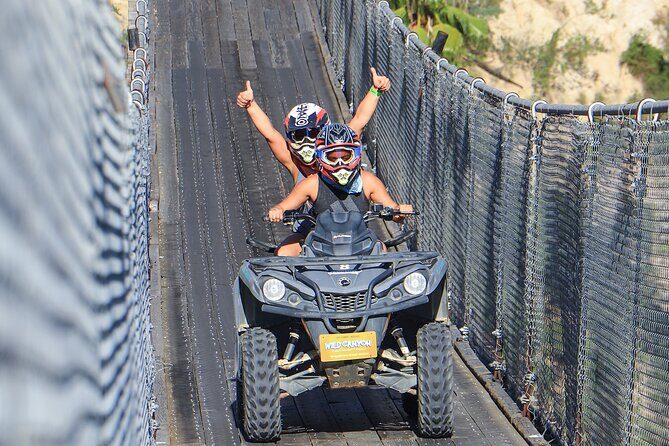 ATV Off-Road Experience: Cross the Wooden Bridge, Feel the Thrill - Entering The Wild Canyon ATV World