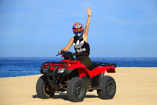 ATV Single in Cabo San Lucas /2 Hours/ migriño beach and desert - Safety Gear, Certified Guides, and the Pace You’ll Ride