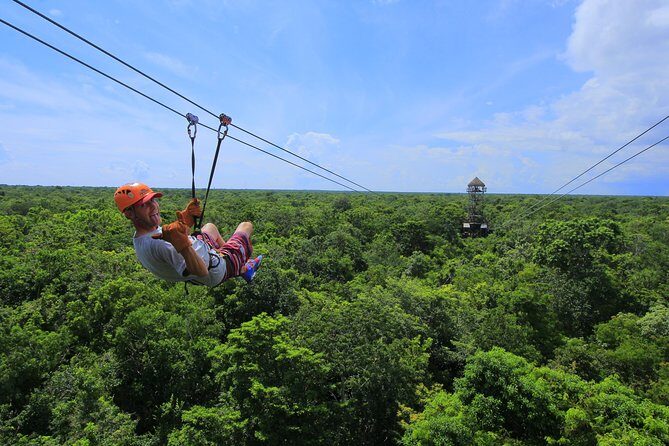 ATV Single & Zip Line from Cancun - Riding a Can-Am ATV (400cc) Through Real Jungle Trails