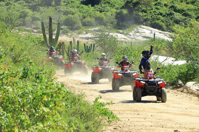 ATV Tour, Camel Ride, Tequila Tasting and Mexican Buffet Lunch - Getting set up at Tierra Sagrada: what the ATV portion is really like