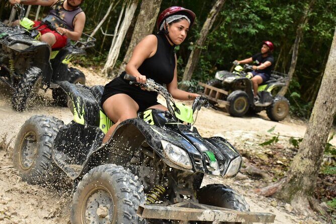 ATV Tour from Tulum or Riviera with Ziplines and Cenote Swim Day - Getting to the action: pickup and the park location between Tulum and Puerto Aventuras