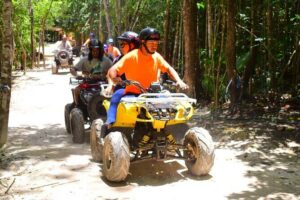 ATV Tour from Tulum or Riviera with Ziplines and Cenote Swim Day - Zip lines over the jungle: views, the long cable, and dealing with nerves