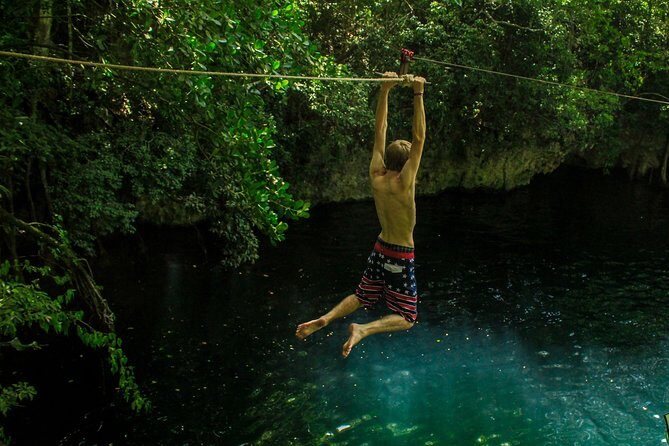 ATV, Ziplines & Cenote with Transportation - Zipline circuit and interactive bridges: what you’ll actually do