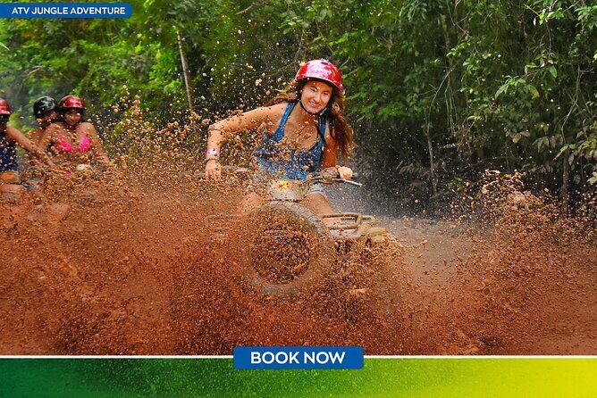 ATV, Ziplining & Cenote Tour, Transportation & Tequila Tasting - Extreme Adventure Eco Park: ATV ride and jungle canopy ziplines