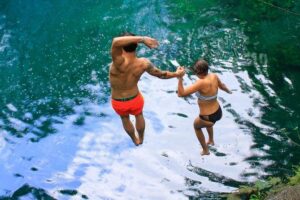 Atv's, Ziplines and Cenote Swim From Cancun and Riviera Maya - Ziplining over Puerto Morelos: what the circuit feels like