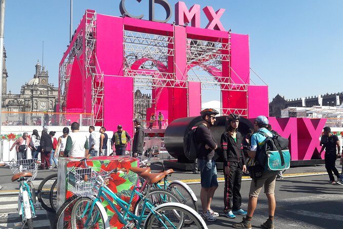 Aztec Tlan - Heritage Bike Tour CDMX - Getting Started at Av. P.º de la Reforma and Rolling Into Centro Histórico