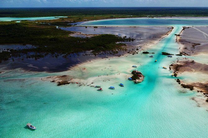 Bacalar – 7 Colors Lagoon Excursión Costa Maya - Small Group Size: Max 20, More Attention in the Water