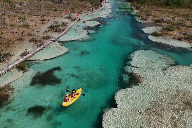 Bacalar Ichkabal Ruins & Los Rapidos with Pick up - Los Rápidos de Bacalar: Floats, Kayak Options, and Blue-Water Calm