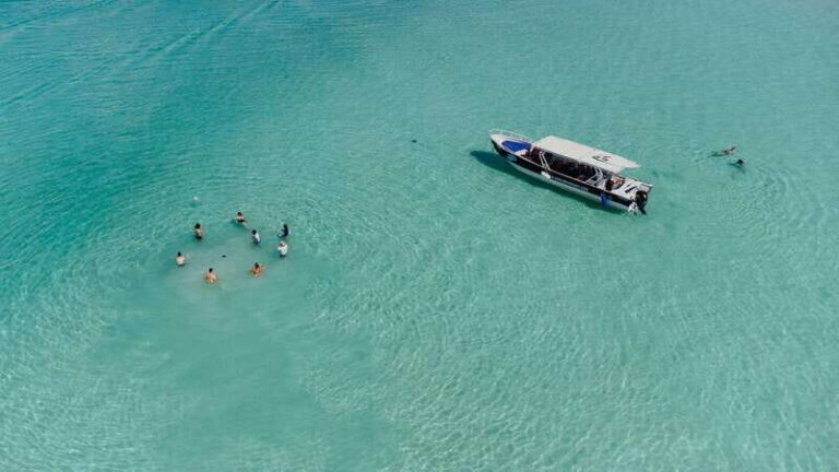 Bacalar Lagoon Sightseeing Boat Tour with Open Bar & Snack - Value check: $55 for 4 hours, open bar, and real swim time