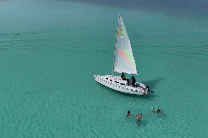 Bacalar Lagoon Tour Open Bar With Pick Up - Stop 3: Cenote Esmeralda for jumping and snorkeling in clearer water