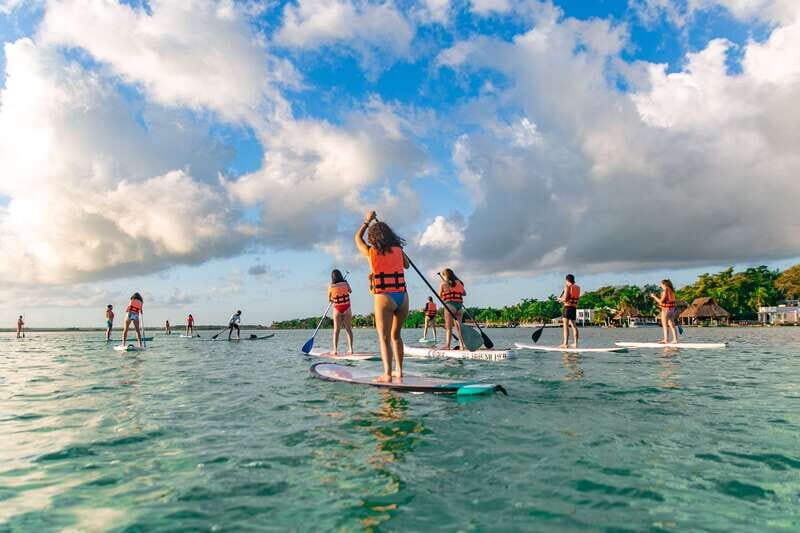 Bacalar: Sunrise Paddleboard Tour with Floating Picnic - Paddling level, timing, and what to bring (and one sunscreen rule)