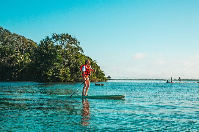 Bacalar Sunrise Stand Up Paddleboard Tour with Breakfast & Photos - Stop 2: Canal de los Piratas, mangroves, and birds waking up