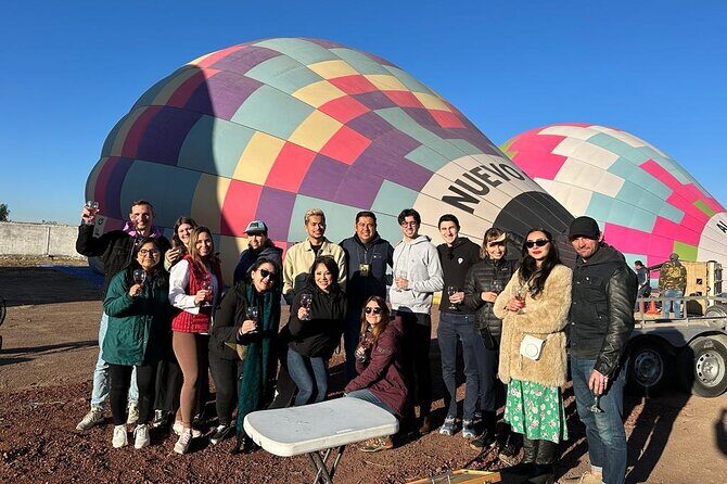 Balloon flight + Breakfast in cave + Pyramids + Pick up CDMX. - Teotihuacan ruins: entrance ticket is extra, but you control the guide