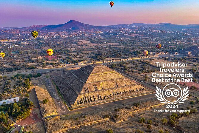 Balloon Flight with Teotihuacan & Guadalupe Shrine Full day Tour - Key highlights you’ll feel fast