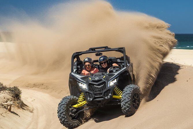 Beach and Desert Premium X3 UTV Tour in Cabo - Tequila Tasting and Photos: Small Add-Ons With Real Social Energy