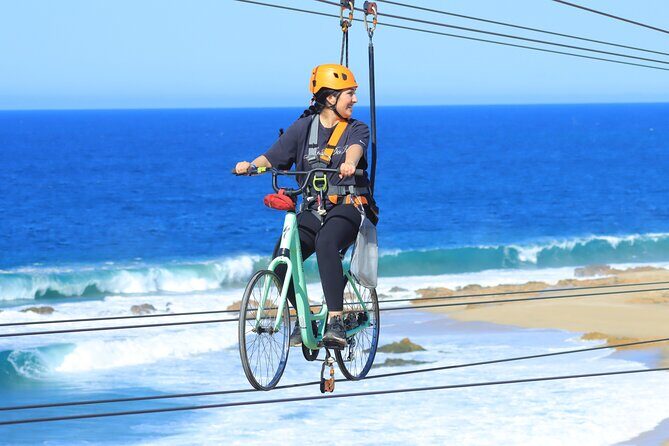 Beach ATV Adventure, Free Horseback Ride, and Sky Bike Experience - Sky bikes up high: panoramic views without a zipline cable
